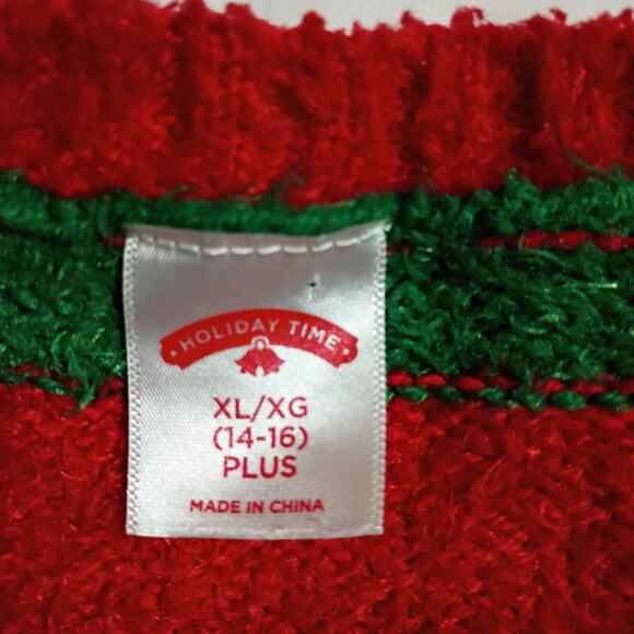 Ugly Christmas Sweater UNICORN Sequins kids 14/16 Women's XS/S EASY CARE - Picture 3 of 9